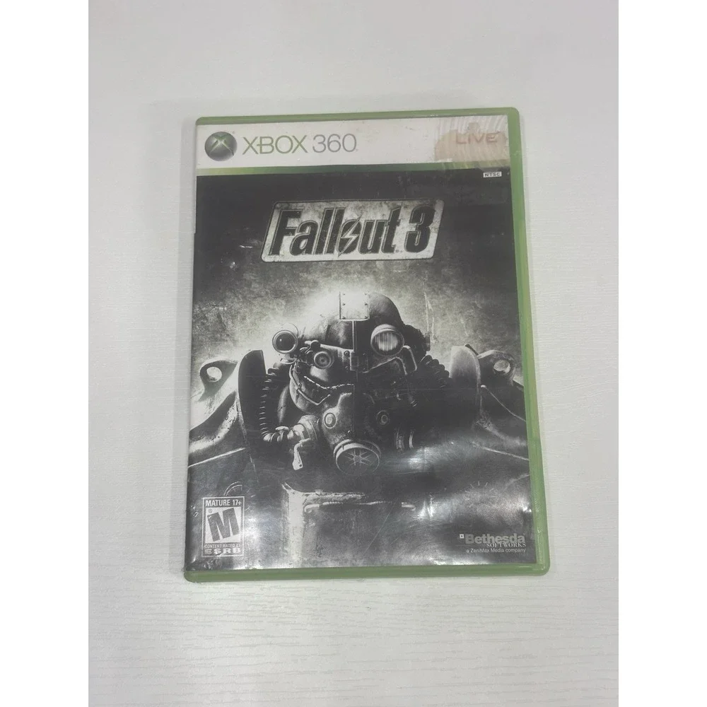 Fallout 3 Xbox 360 Complete CIB w/ Vault Dweller Survival Guide Bethesda